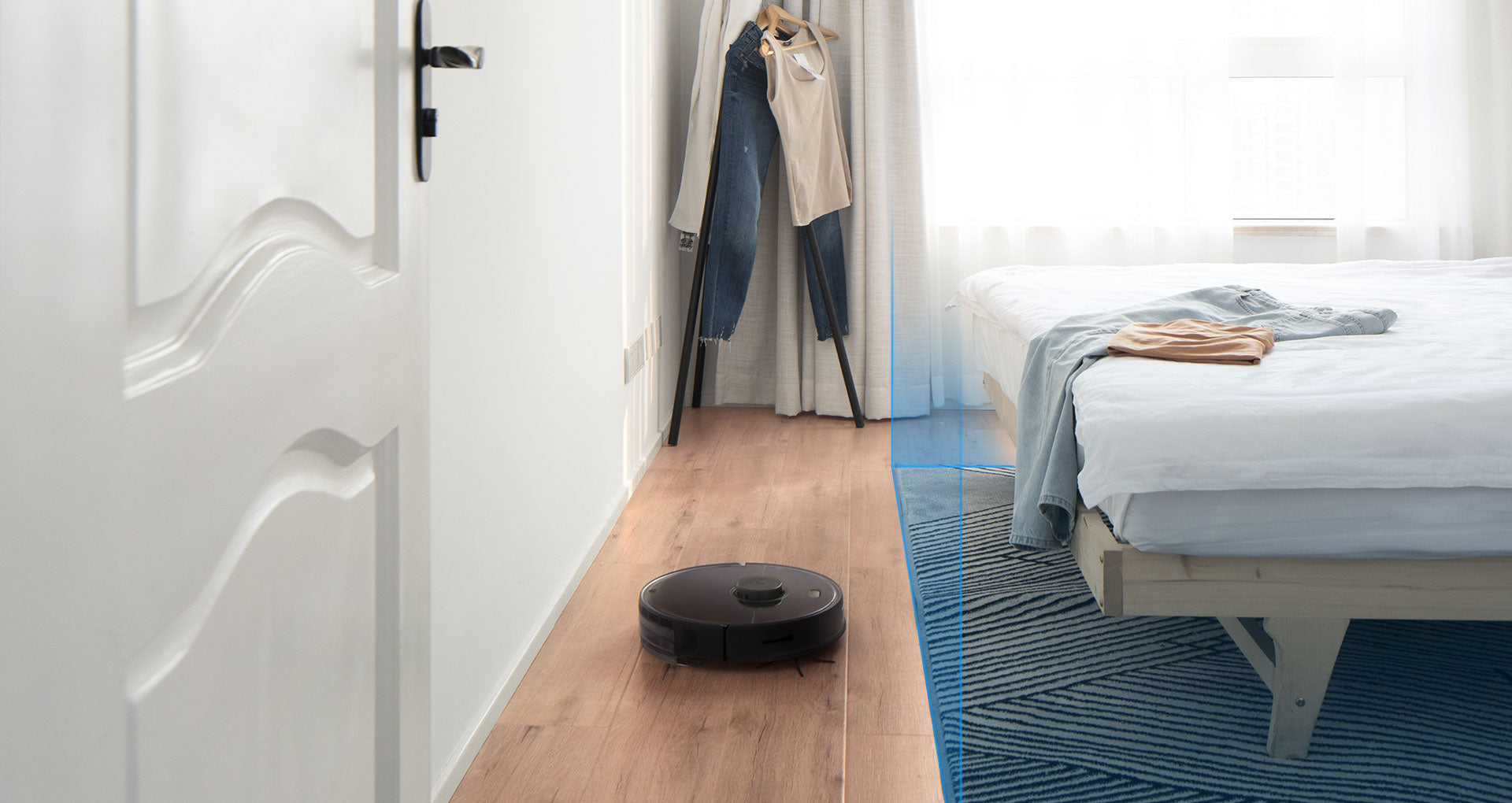 Roborock S5 Max use virtual no-mop zones and barriers to avoid carpets mopped