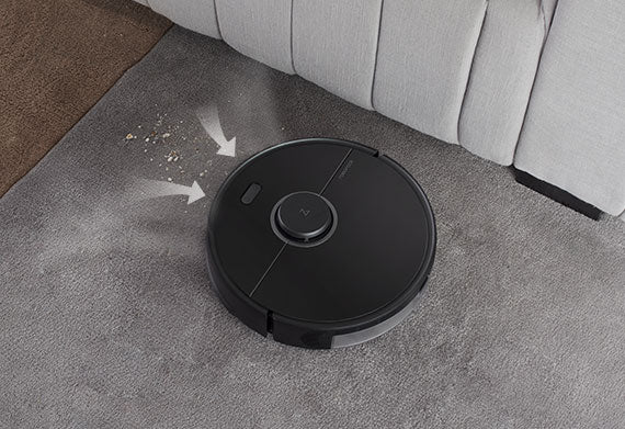 Roborock S5 Max's powerful suction can draw up dirt from deep in carpets